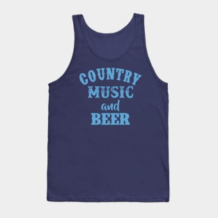 Country Music and Beer Tank Top